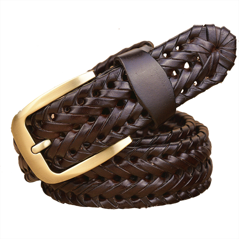 Braided Leather Men’s Belt