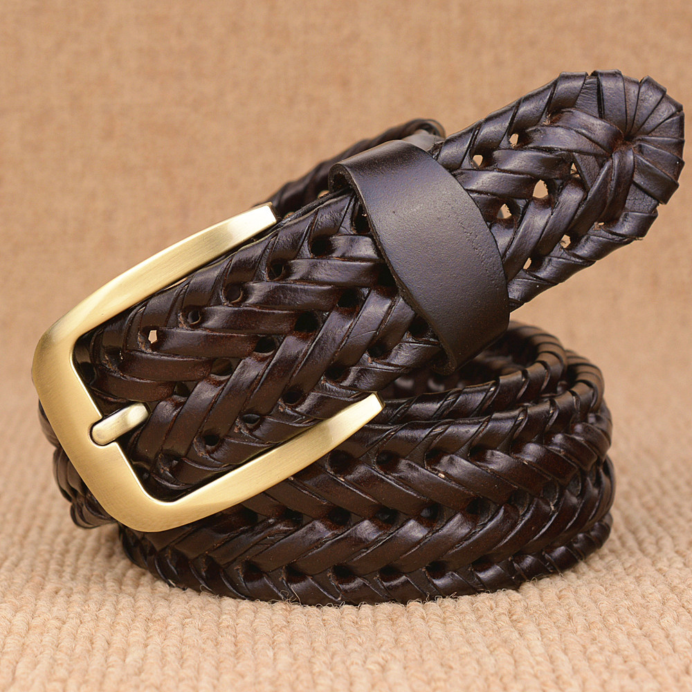 Braided Leather Men’s Belt