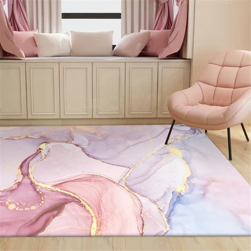 Marble Print Rug