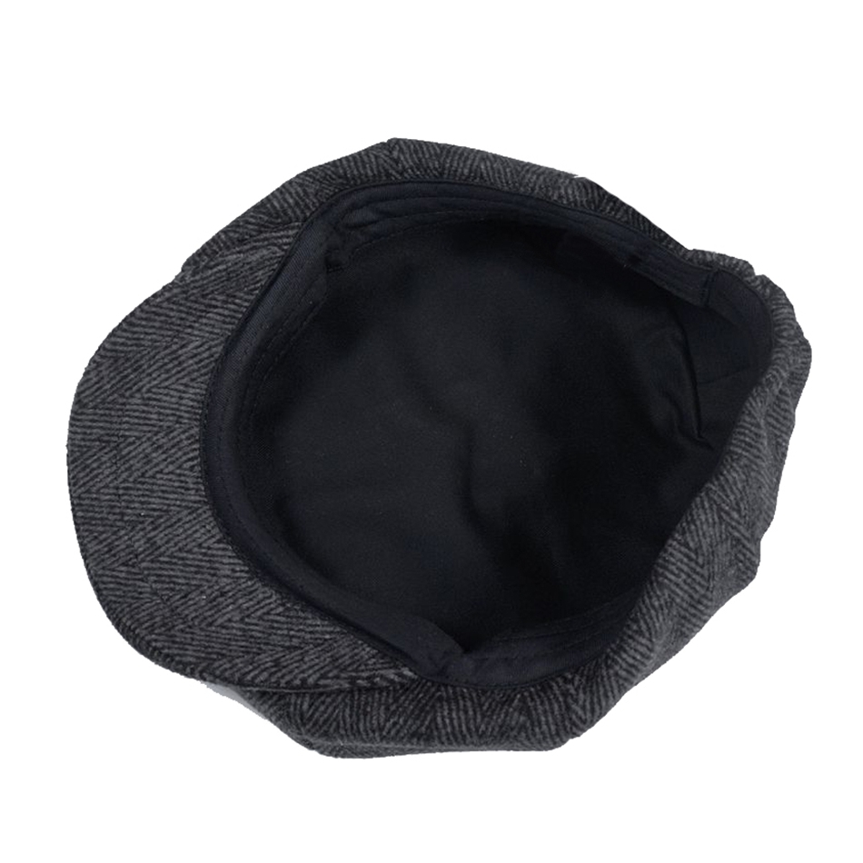 Casual Octagonal Newsboy Cap for Men