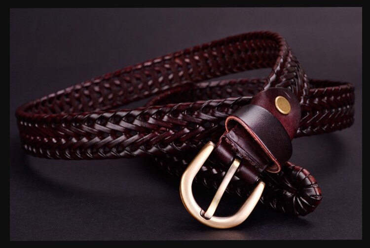 Men’s Braided Leather Belt